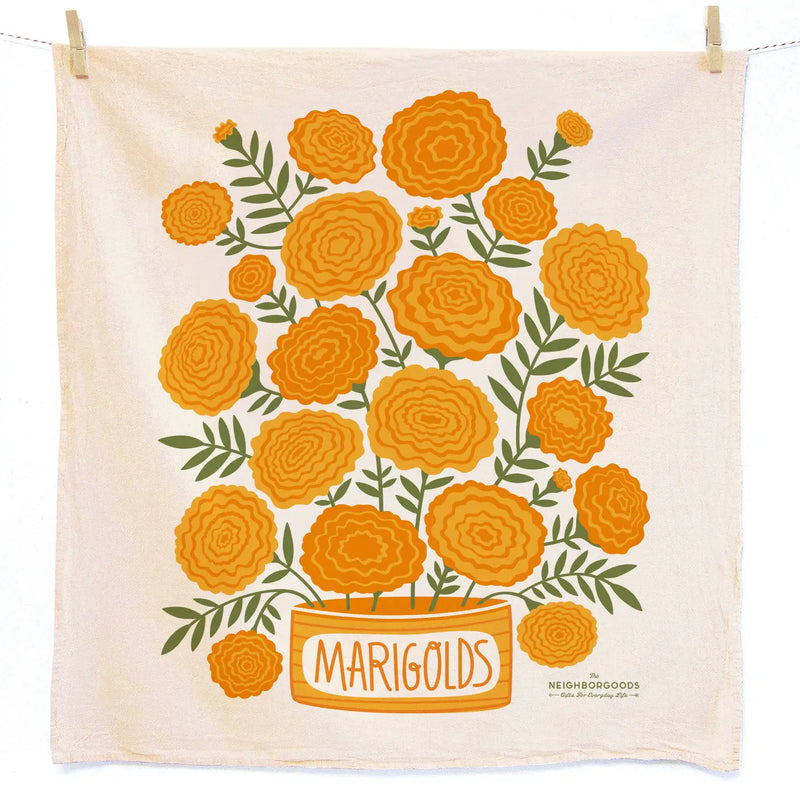 TNG Marigolds Dish Towel - Rancho Diaz