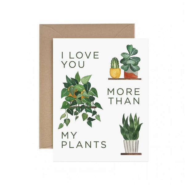 PAC Love More Than My Plants Love Card - Rancho Diaz