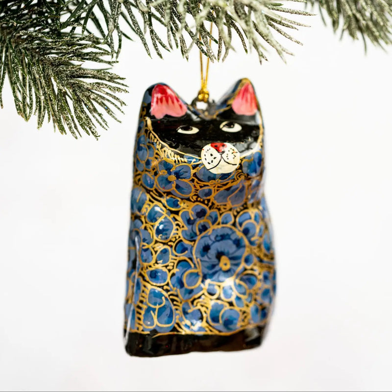 BWC Hanging Cat Ornament - Rancho Diaz