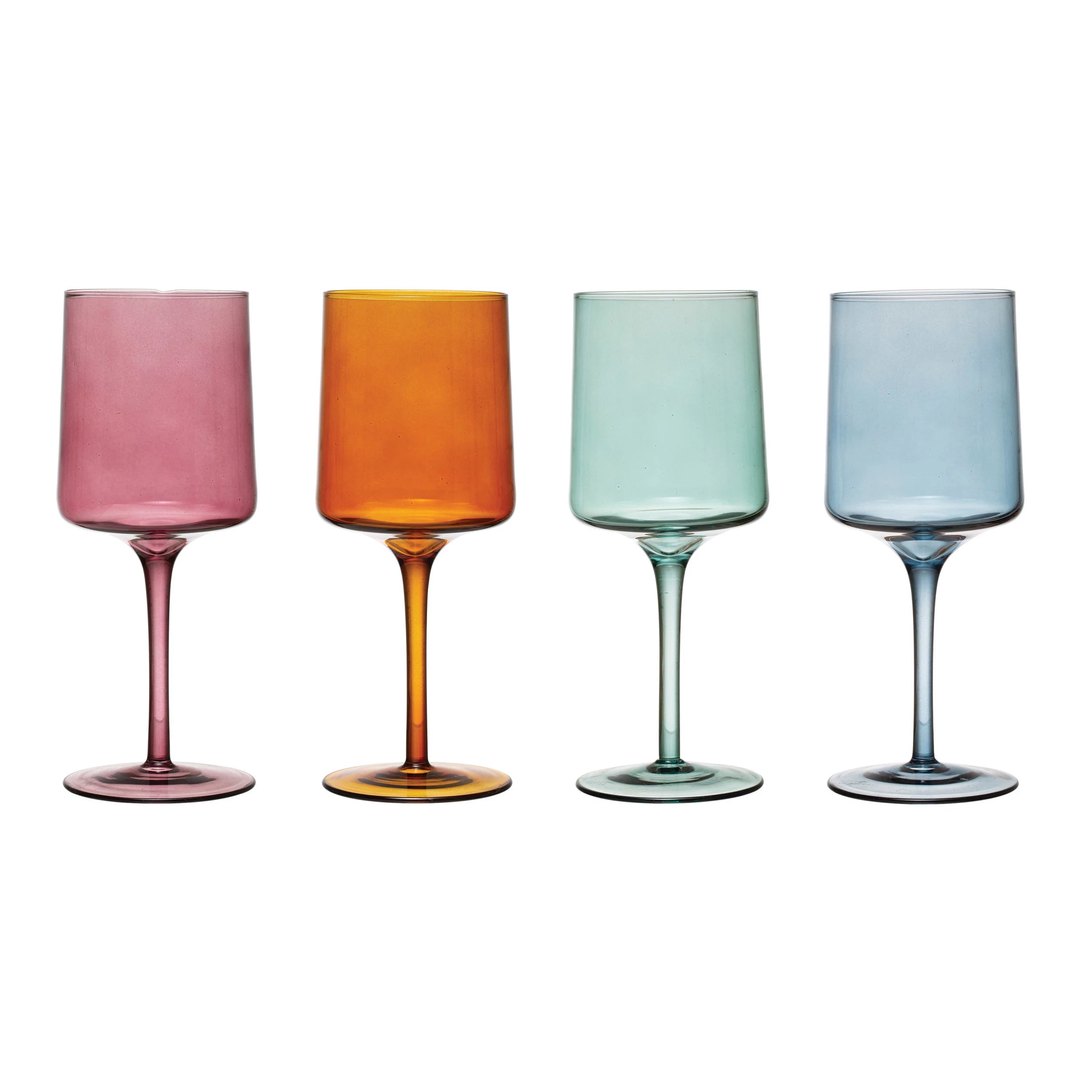 Set of 6 wine glasses in multicoloured - Bitossi