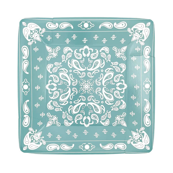 PW Dusty Turquoise Dinner Plates - Rancho Diaz