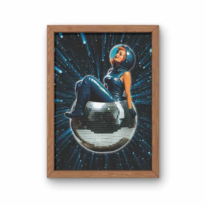 LKA Blue Space Disco Ball Print - Rancho Diaz