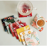 CDN Embroidered Cotton Linen Coaster - Sold Individually - Rancho Diaz