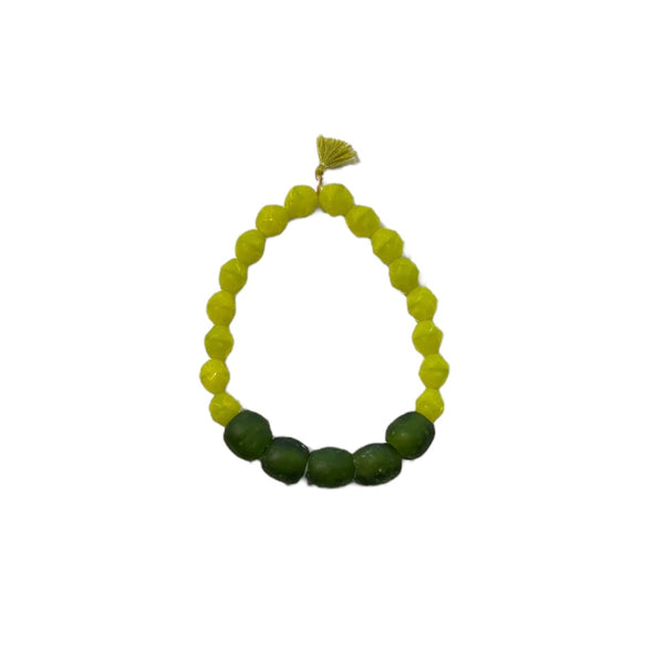 NPT Recycled African Glass Bracelet - choose your colors - Rancho Diaz