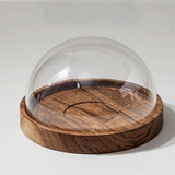 *HKU Round Wood Holder for Peony Flower Incense Holder - Rancho Diaz