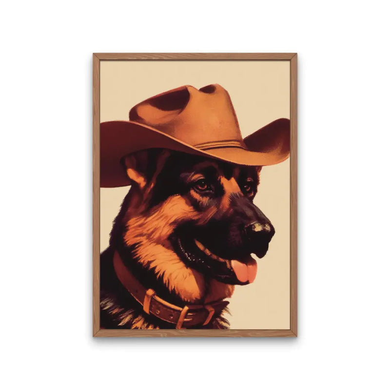 LKA German Shepherd Art Print - Rancho Diaz