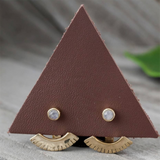 BAZ Brass Peekaboo Stone Ear Jacket - Rancho Diaz