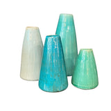 CCO Blue Terracotta Cone Vase - Rancho Diaz