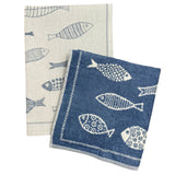 ANH  Coastal Fish Kitchen Towels - Set of 2 - Rancho Diaz