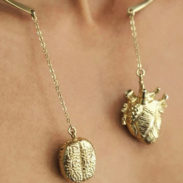 SSD Heart vs. Brain Necklace - Rancho Diaz