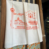 GCT San Antonio Texas Tea Towel - Rancho Diaz