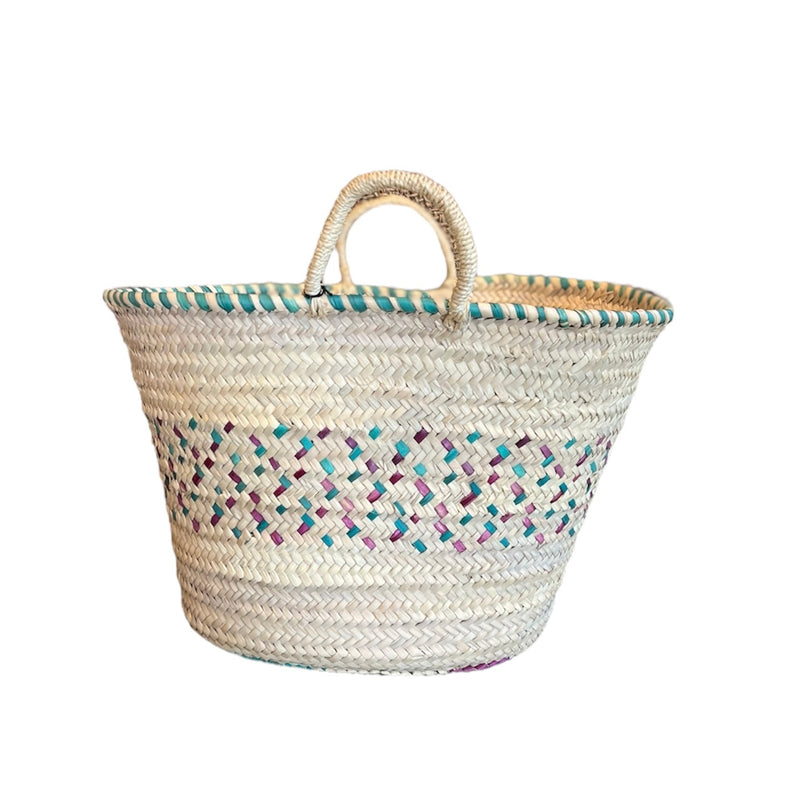 MDA Colorful Weave Basket