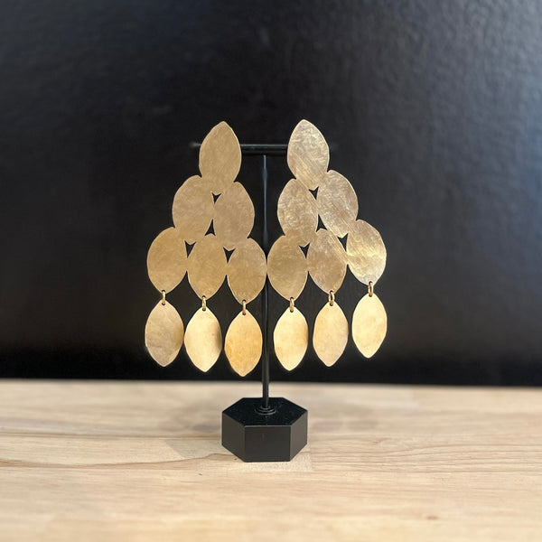 WDC Brass Kiketta Earrings - Rancho Diaz