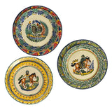 GP Dinner Plate w/ Design Cowboy, Cowgirl, Rooster - Rancho Diaz