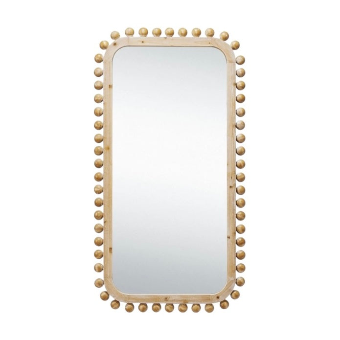 CCO Wood Ball Framed Mirror (in-store or curbside) - Rancho Diaz