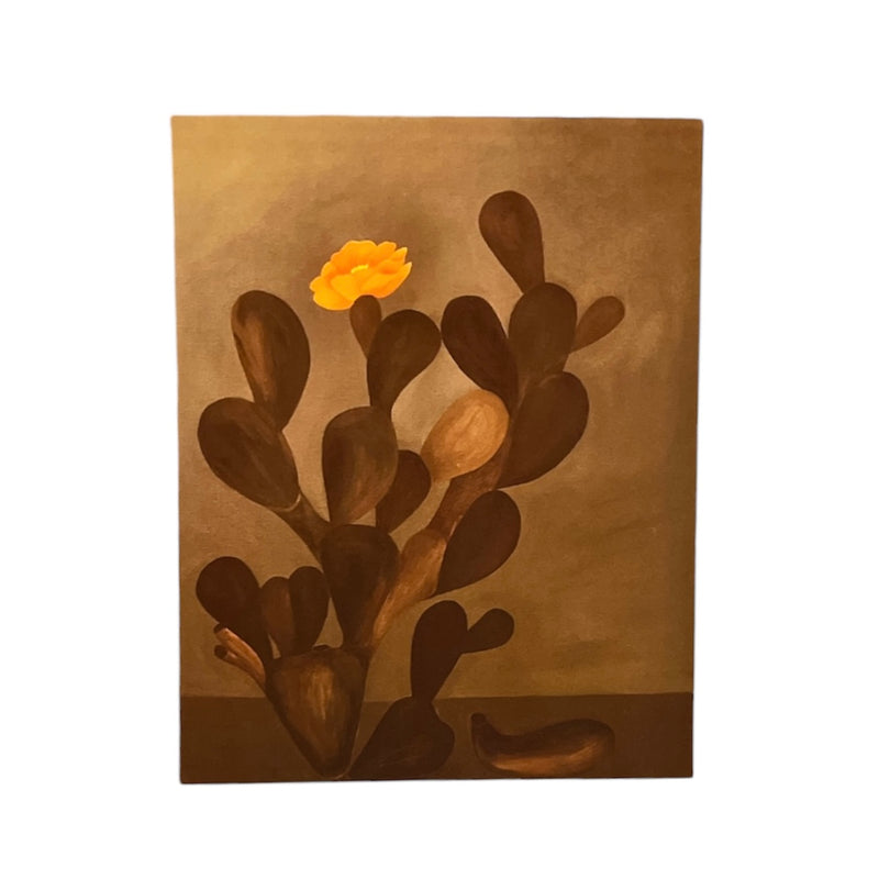 HM Brown Cactus Print
