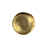 ROSY Round Gold Candle Plate - Rancho Diaz