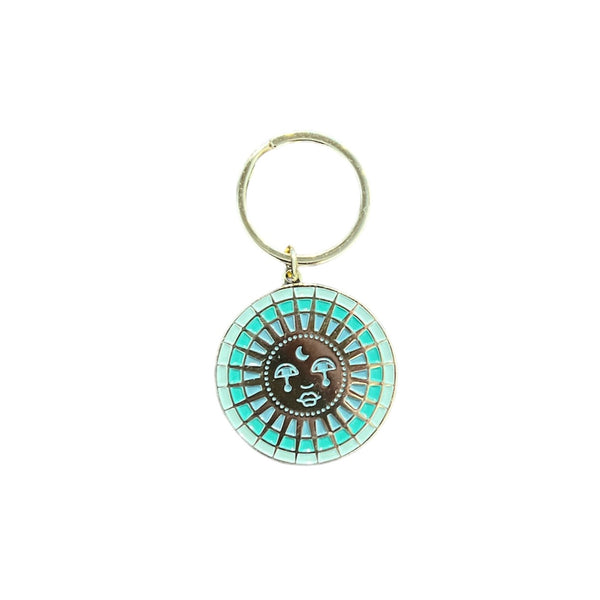 CAJ Moon Enamel Keychain - Rancho Diaz