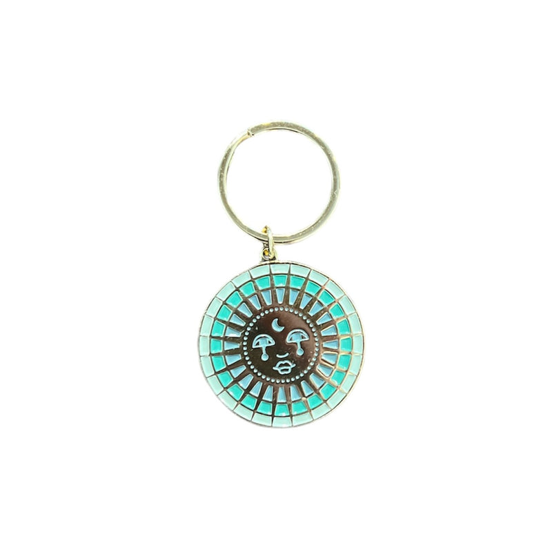 CAJ Moon Enamel Keychain - Rancho Diaz