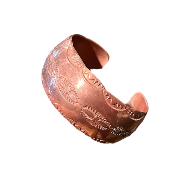 TMDP Copper Cuff with Design