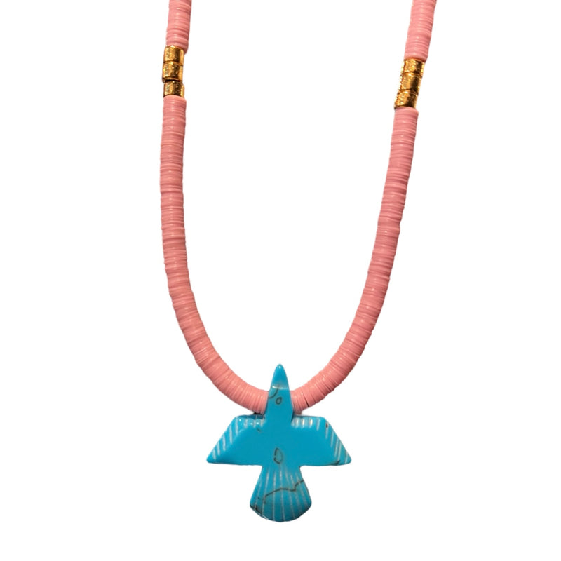 GG Turquoise Thunderbird necklace - Rancho Diaz