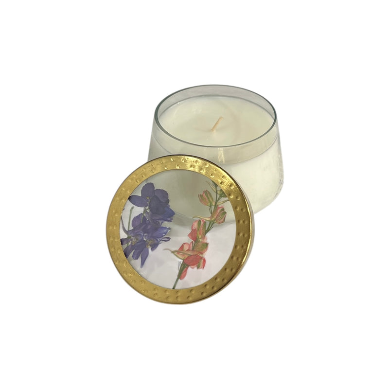 ROSY Pressed Floral Candle (in-store & curbside only) - Rancho Diaz