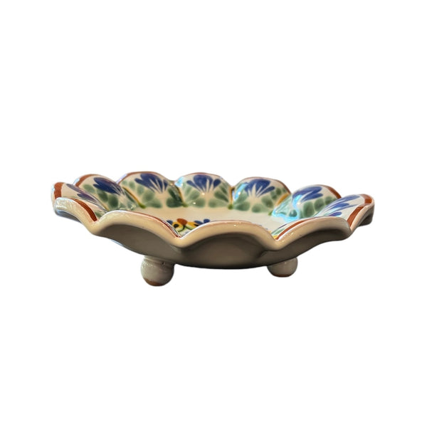 GP Footed Flower Snack Bowl Assorted - Rancho Diaz