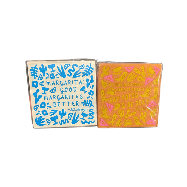 EAY Cocktail Napkins - Set of 25