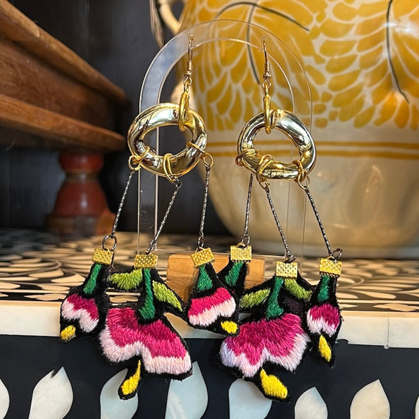 BPR Dangling Flower Earrings - Rancho Diaz