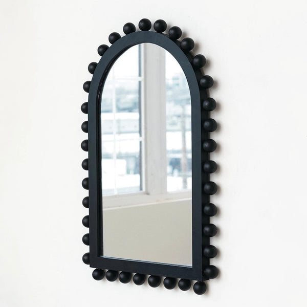 CCO Wood Ball Framed Arch Mirror (in-store or curbside) - Rancho Diaz