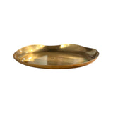 ROSY Round Gold Candle Plate - Rancho Diaz