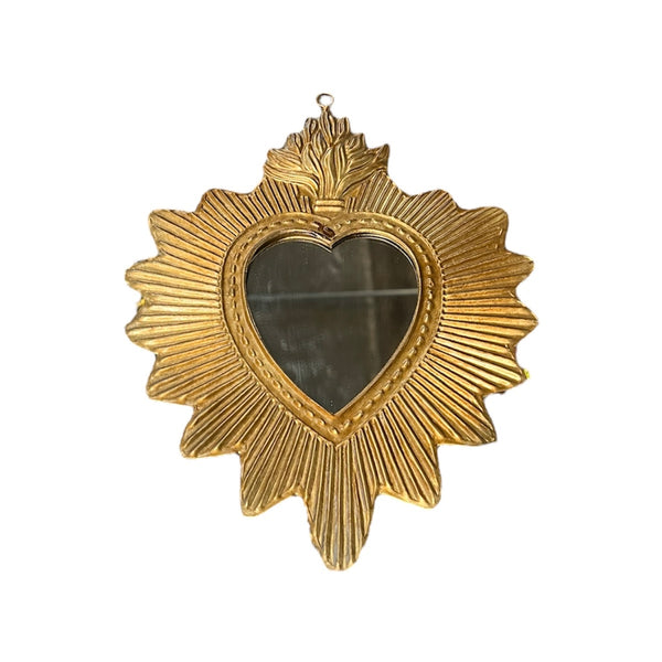 LHJ Rounded Rays Sacred Heart Mirror - Rancho Diaz