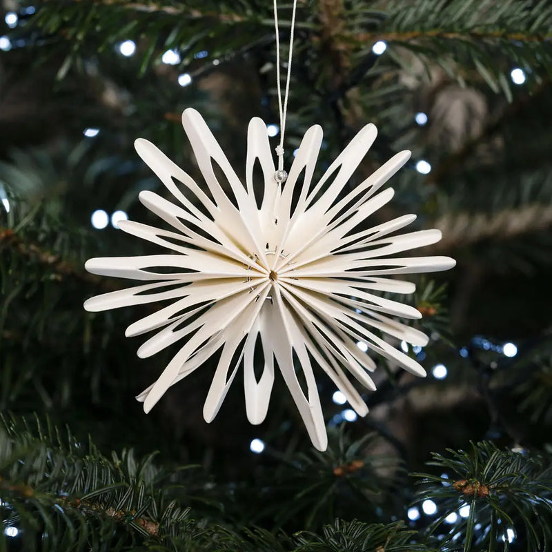 BWC White Star Design Hanging Ornaments - Rancho Diaz