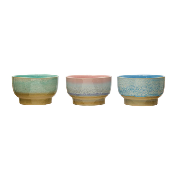 BMV Stoneware Bowls with Reactive Glass - Rancho Diaz