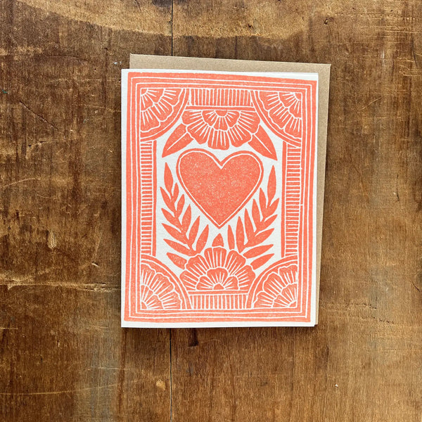 KTW Heart Print Card - Rancho Diaz