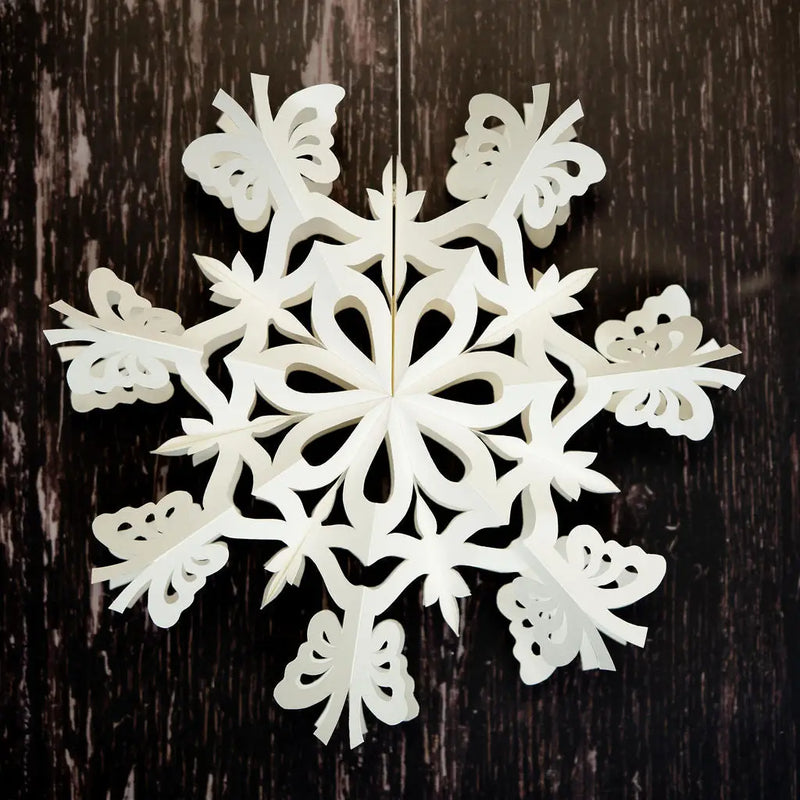 BWC Mensa Snowflake Paper Decoration - Rancho Diaz
