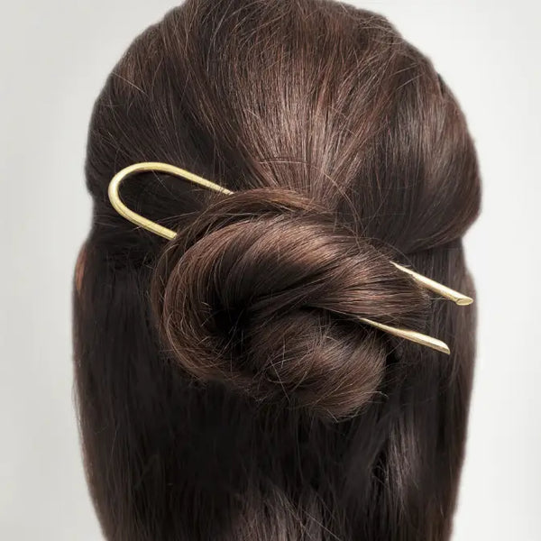 CAY Brass Hair Pin - Rancho Diaz