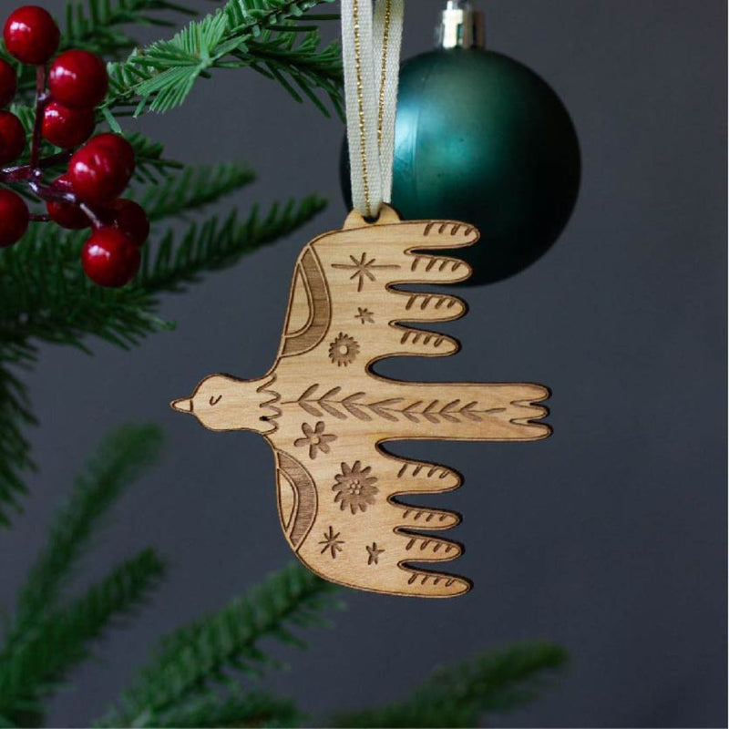 HEF Whimsy Bird Ornament - Rancho Diaz