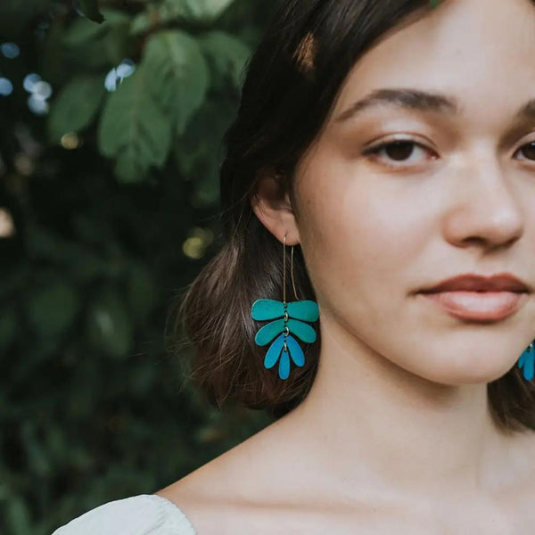 MTBE Leaf Earrings - Rancho Diaz