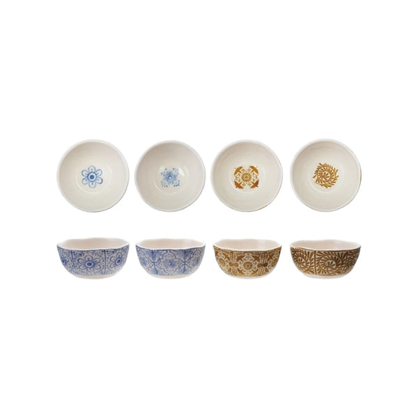 CCO Stoneware Tile pattern Bowls (Sold Separately) - Rancho Diaz