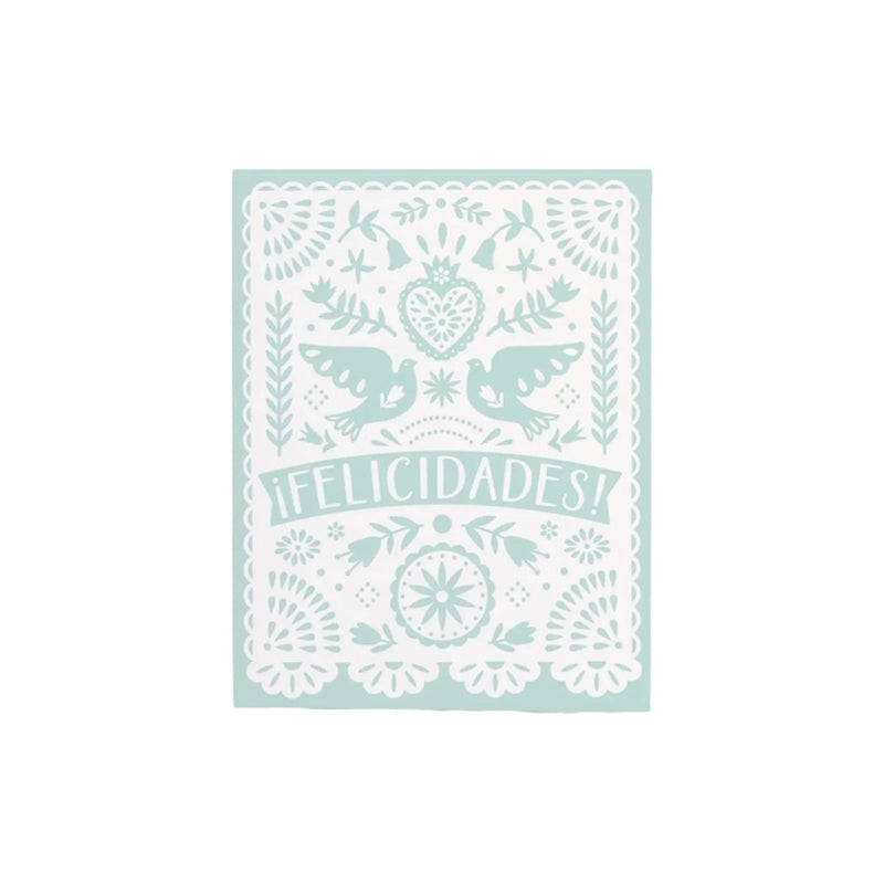 OKS Felicidades Papel Picado Card - Rancho Diaz