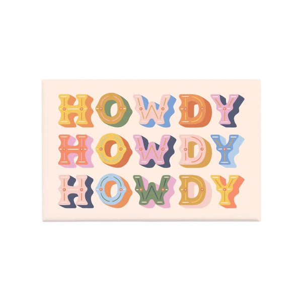 OKS Rectangle Howdy Magnet - Rancho Diaz