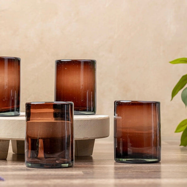 VERV Handblown Tamarind Glasses - Rancho Diaz