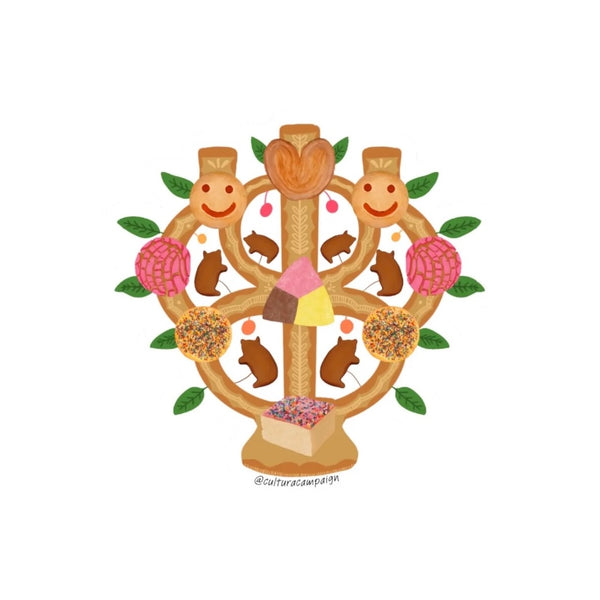 CCG Pan Dulce Tree of Life Sticker - Rancho Diaz