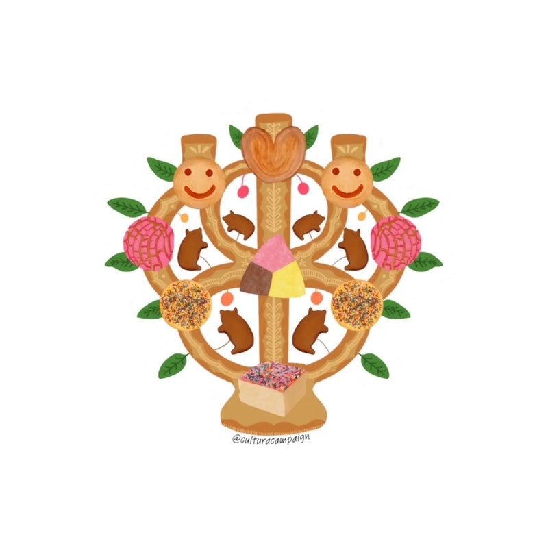 CCG Pan Dulce Tree of Life Sticker - Rancho Diaz