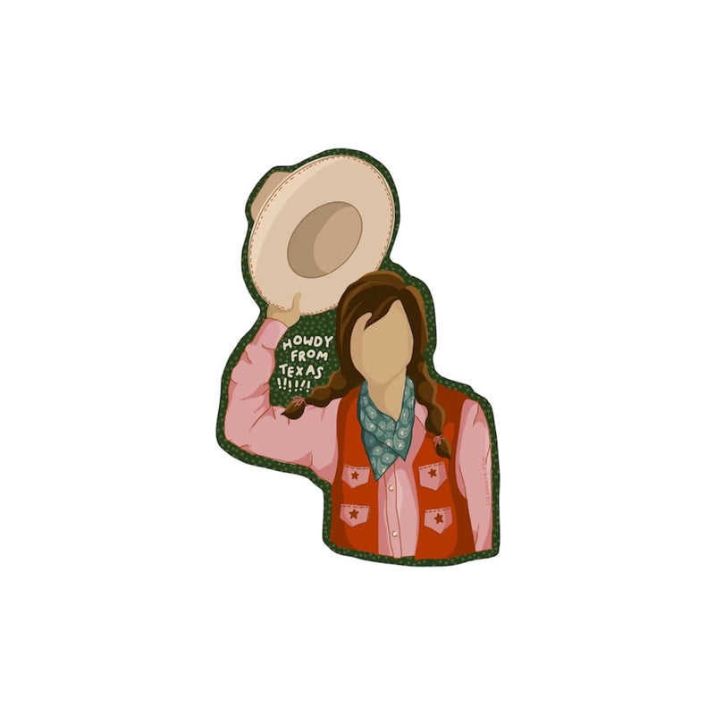 *SHIPTBD*LPH Cowgirl Vinyl Sticker - Rancho Diaz