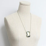 DAJ Green Geometric Pendant Necklace - Rancho Diaz