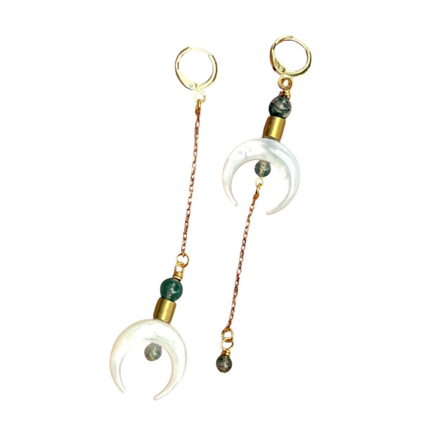 XTRA Crescent Horn Earrings - Rancho Diaz