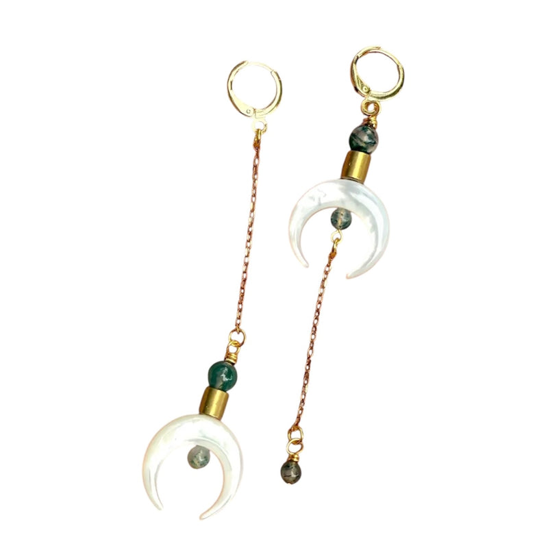 XTRA Crescent Horn Earrings - Rancho Diaz