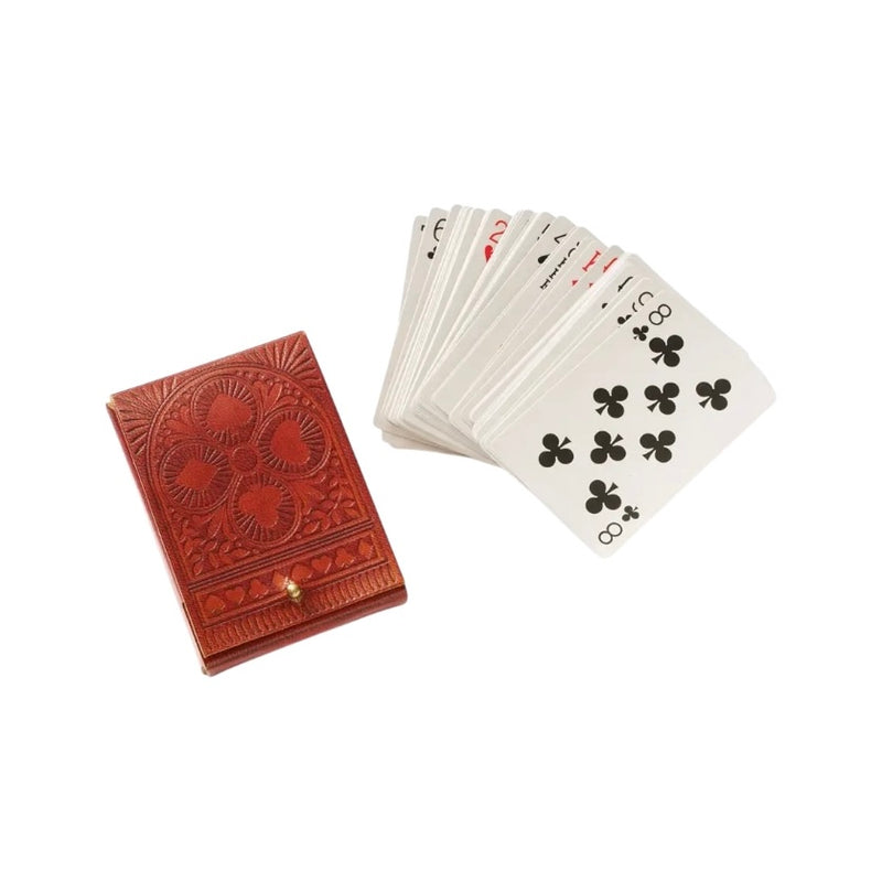 MTBE Embossed Leather Playing Cards - Rancho Diaz